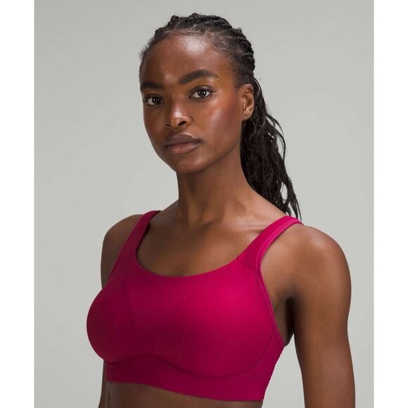 Lululemon Womens Run Times High Support Sports Bra 38G Magenta - Picture 1 of 9